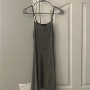 Forever 21 Black and White Striped Mini Dress